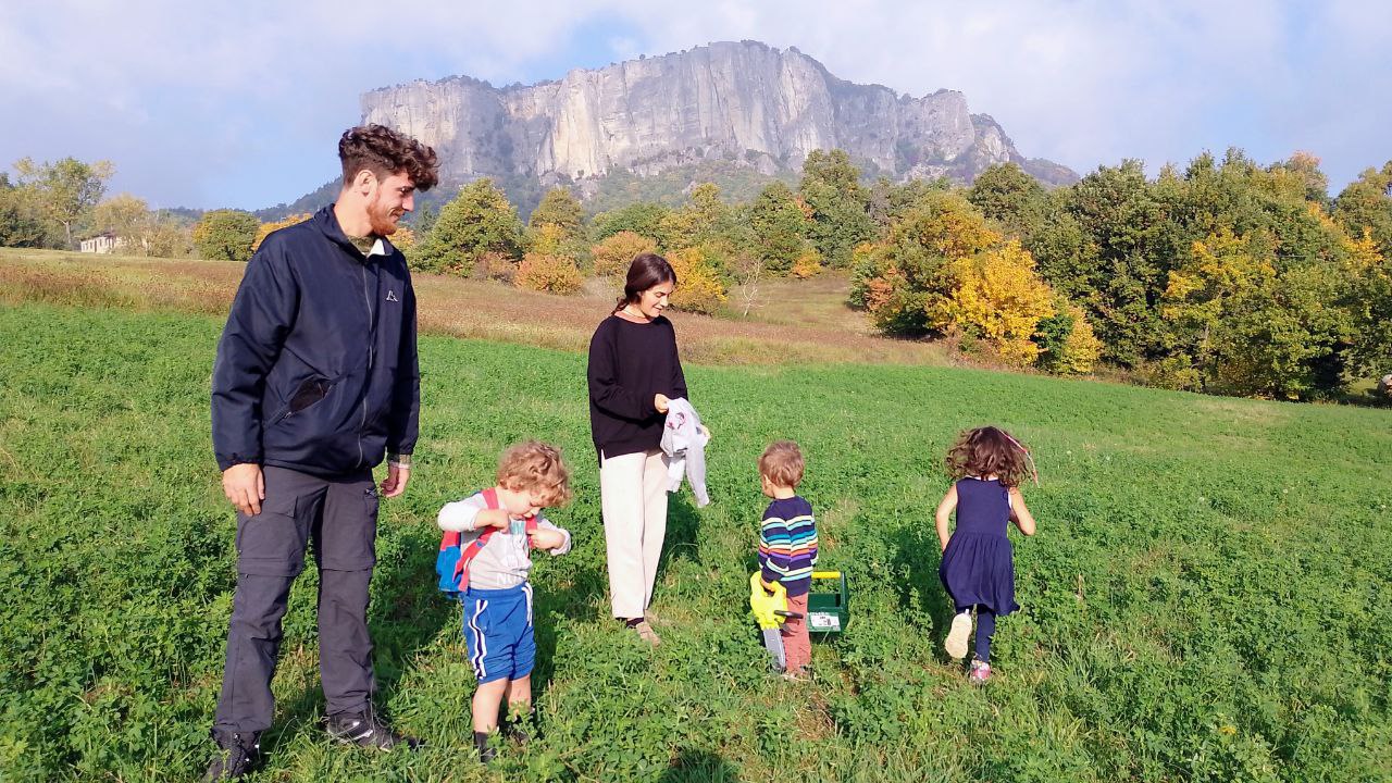 bambini nella natura